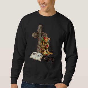Jag Tänka inte Jesus gör det så här Kor Boots B Lång Ärmad Tröja