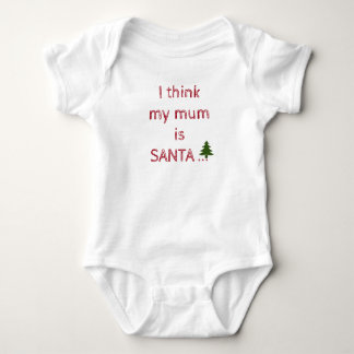 Jag tänka min morsa är Santa T Shirt