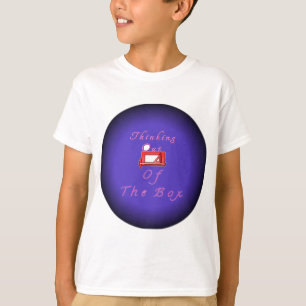 Jag tänka utanför lådan. tee shirt