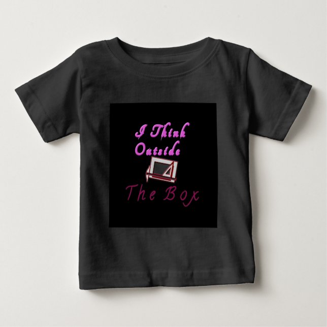 Jag tänka utanför ZA-lådan. T-shirt (Framsida)