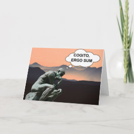 Jag tänker, alltså är jag till kort