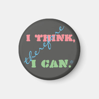 Jag Tänker Alltså Kan Jag Positiv Tänkande Magnet