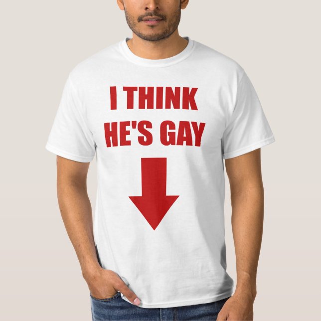 Jag tänker att han är den glada utslagsplatsen tee (Framsida)
