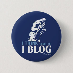 Jag tänker, därför mig bloggen knapp