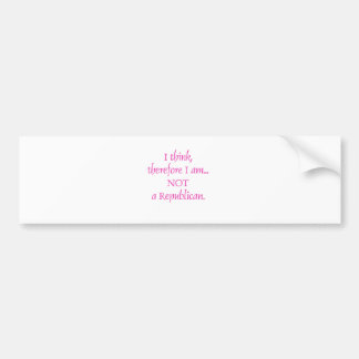 Jag tänker därför mig förmiddagen inte en bildekal