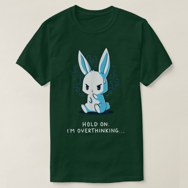 Jag tänker för mycket.  t shirt (Design framsida)