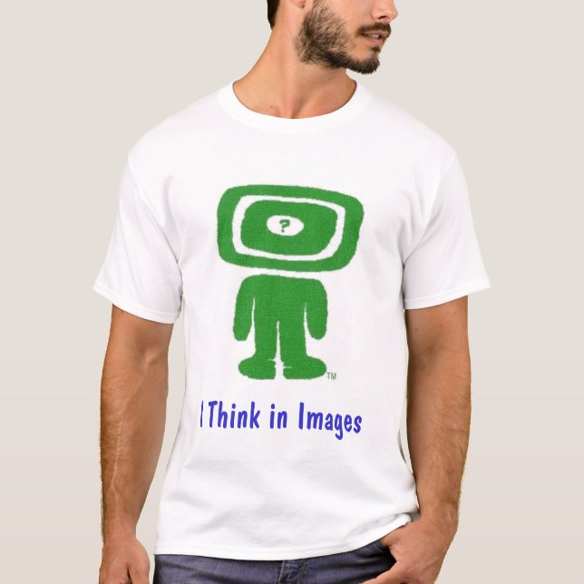 Jag tänker i bilderAutismT-tröja Tee (Framsida)