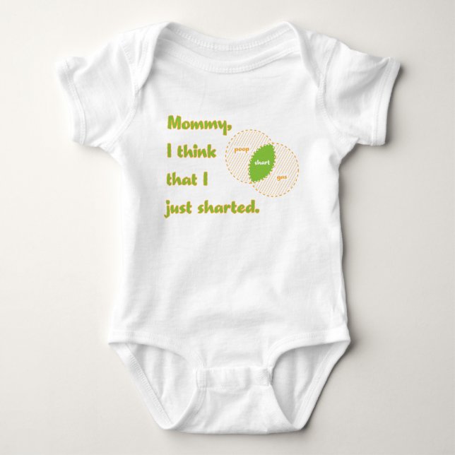 Jag tänker I precis sharted Tee Shirt (Framsida)