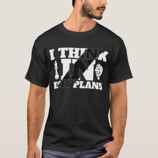 Jag Tänker i Utträdesplaner - Strategiskt Tänkande T Shirt