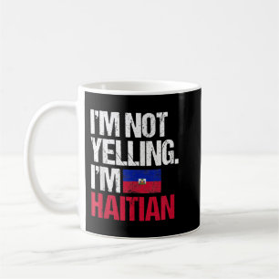 Jag tänker inte Julla Im Haitian Kaffemugg