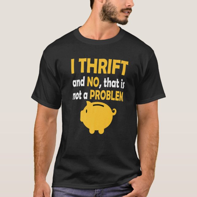 Jag tänker och det är inte ett problem att riva se t shirt (Framsida)