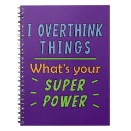 Jag tänker över Sak Anteckningsbok