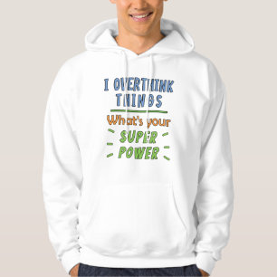 Jag tänker över Sak Hoodie