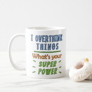 Jag tänker över Sak Kaffemugg