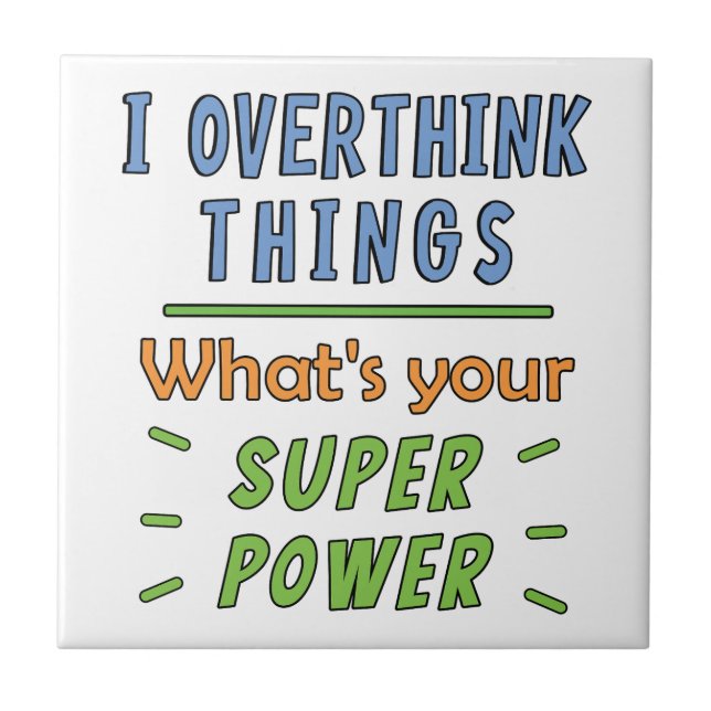 Jag tänker över Sak Kakelplatta (Framsidan)