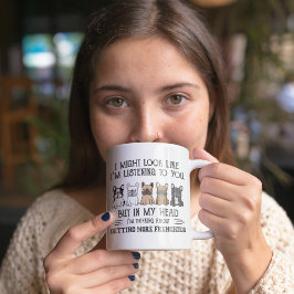 Jag tänker på att få fler frenchies kaffemugg