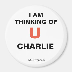 Jag tänker på dig CHARLIE Magnet