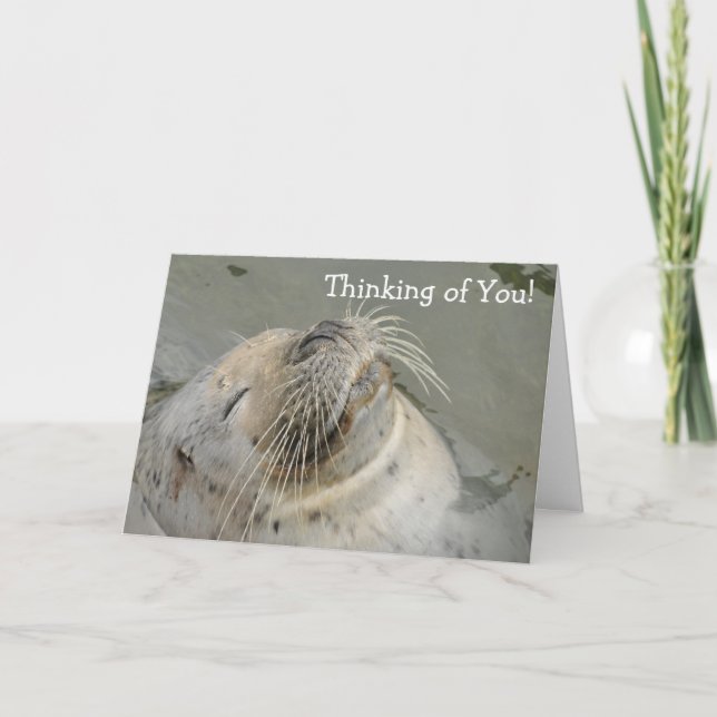 Jag tänker på dig! kort (Framsida)