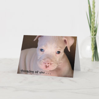 Jag tänker på dig. . kort