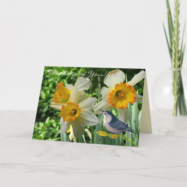 Jag tänker på dig! Kort (Framsida)