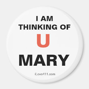 Jag tänker på dig MARY Magnet