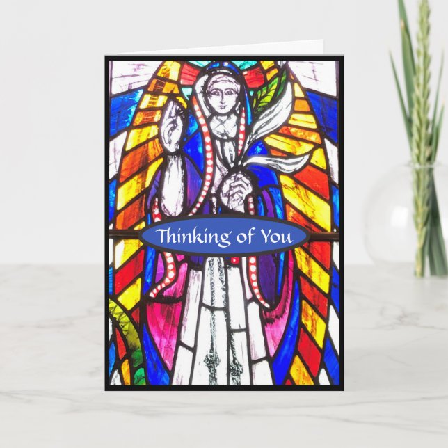 Jag tänker på dig. Tankar med dig. Kort (Framsida)