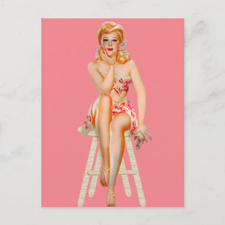 Jag tänker på dig! vykort