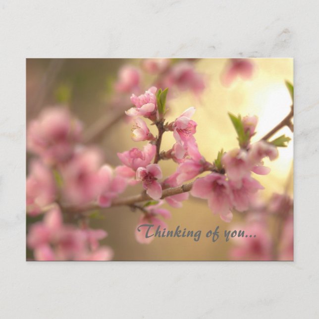 Jag tänker på dig.. vykort (Framsida)