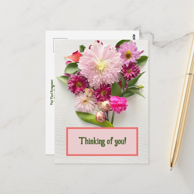 Jag tänker på dig! vykort (Fram/Back In Situ)