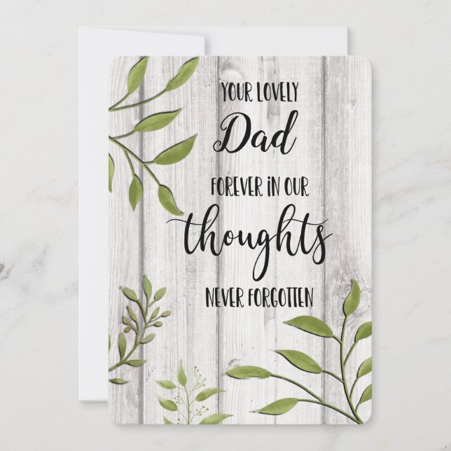 Jag tänker på dina kondoleanser som mist nära och  julkort (Framsida)