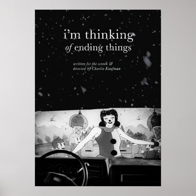 Jag tänker på ett slut på sak Movie Poster (Framsidan)