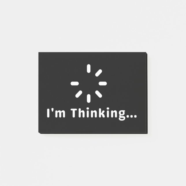 Jag tänker post-it block (Framsida)