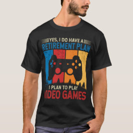 Jag tänker spela videospel Funny Gamer T Shirt