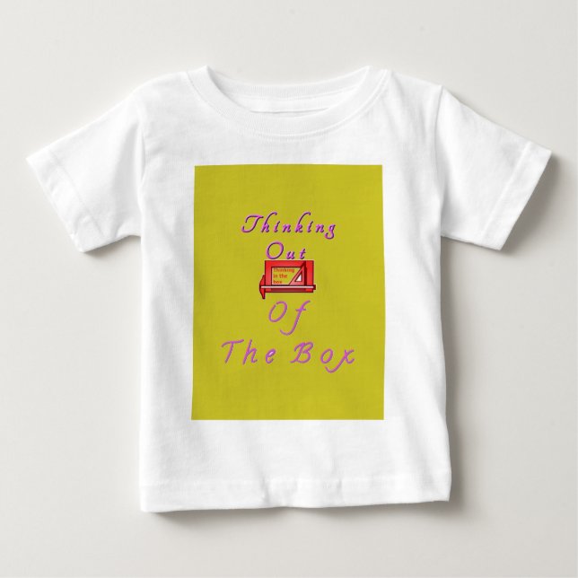 Jag tänker ut ur lådan. tröja (Framsida)
