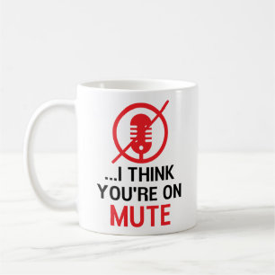 Jag tänkor att du är på tyst, ynkligt arbete he kaffemugg