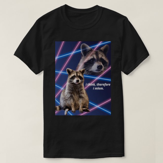 Jag tänkor därför att jag missar lustiga citatteck t shirt (Design framsida)