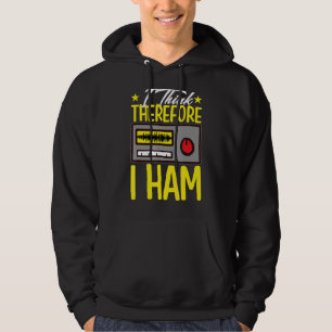 Jag Tänkor därför för Amateur Radio Hoodie