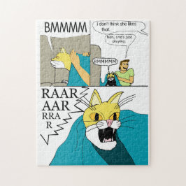 Jag tänkor inte att hon gillar det pussel