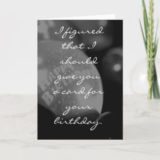 Jag tänkte att jag skulle ge dig en ge.. kort