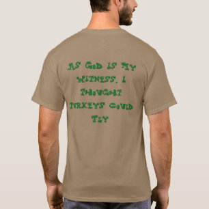 Jag tänkte att kalkoner kunde flyga T-tröja Tee Shirt