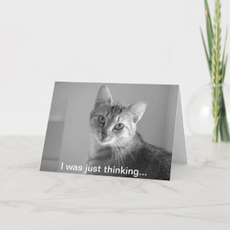 Jag tänkte bara.. kort