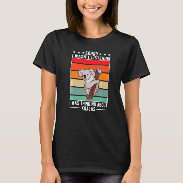 Jag tänkte inte på Koalas 1 T Shirt (Framsida)