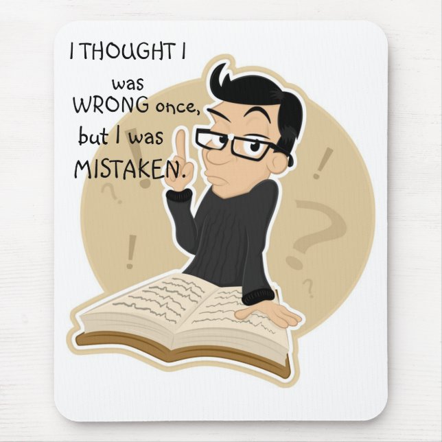 Jag tänkte! musmatta (Framsidan)