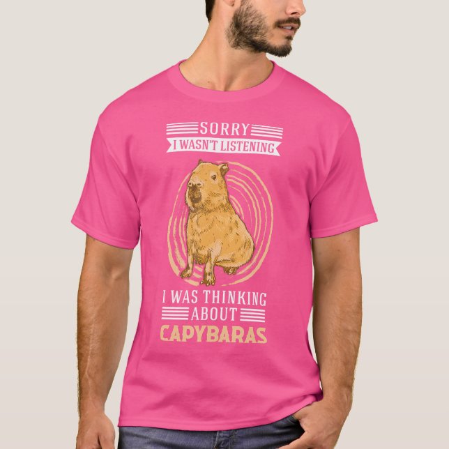 Jag tänkte på Capybaras T Shirt (Framsida)