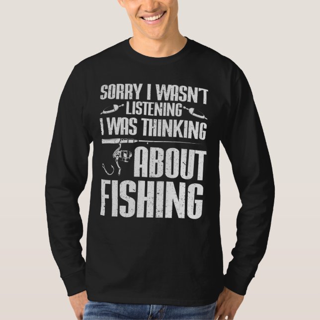 Jag tänkte på fiske 5 t shirt (Framsida)