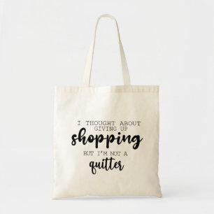 Jag tänkte på Ge Shopping-slapp Tygkasse