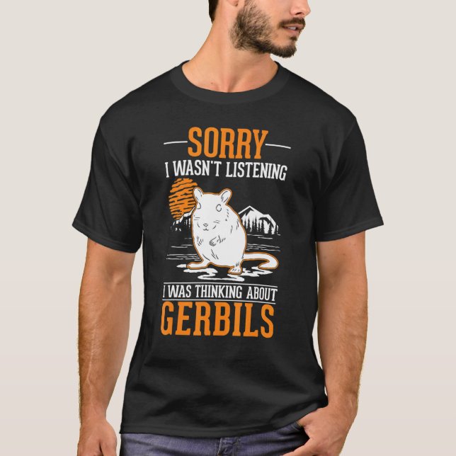 Jag tänkte på Gerbils T Shirt (Framsida)