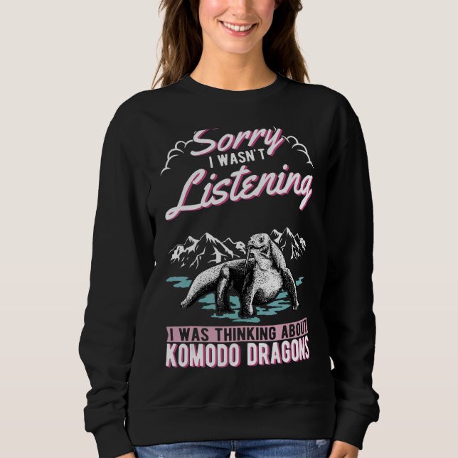 Jag tänkte på Komodo Dragons T Shirt (Framsida)