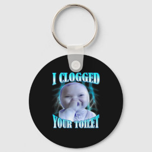 Jag Täppte Till Din Toalett Roligt Ai Baby Meme Br Nyckelring