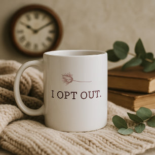 Jag tar avstånd från Mugg - tyst Lugn för uppror o